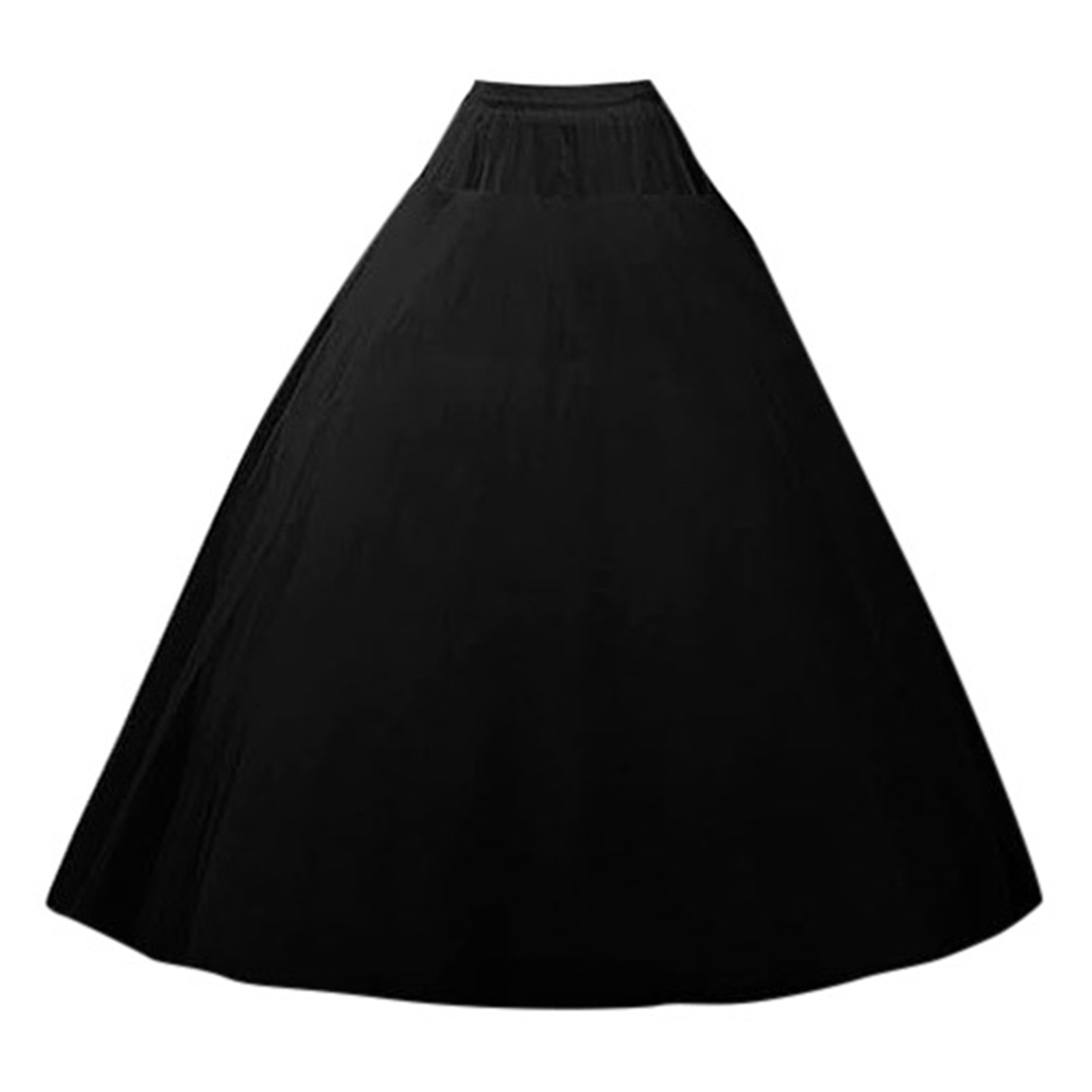 thumbnail image 4 of Enagua de novia sin tirantes con corte en A para mujer - Vestido con enagua de poliéster, talla única para cinturas de 61-89 cm, ropa para eventos formales, 4 of 6